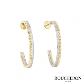 Boucheron 18k Two Colour Gold Quatre Earrings JCO00969